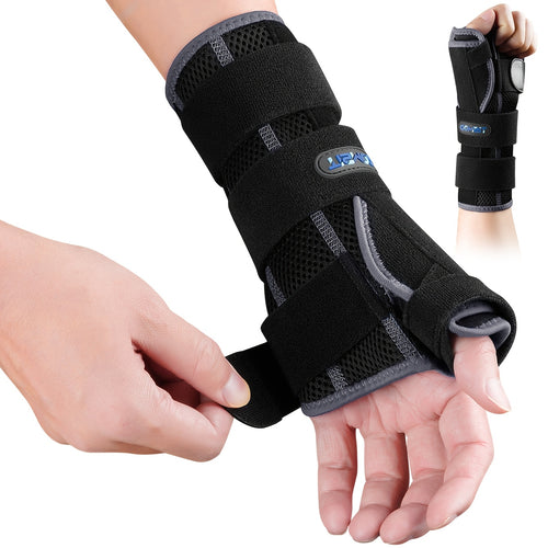 Wrist & Thumb Brace Complete Support Set with Adjustable Shoulder Strap, Night Clip Stabilizer, Wrist Tube & Hand Support – Unisex Compression Wrap for Pain Relief