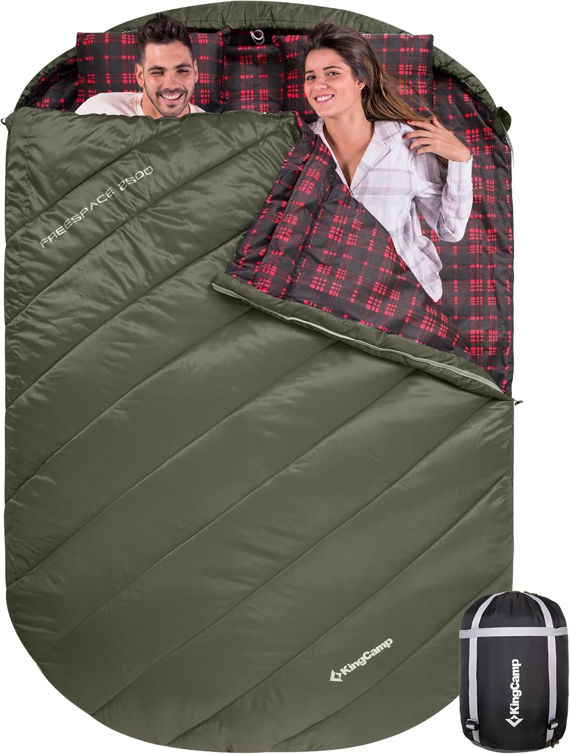 Double Flannel Sleeping Bag source view 17