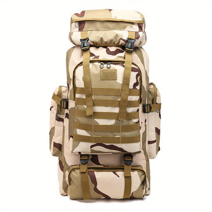 Tactical Backpack for Men & Women – Lightweight Packable Hiking Backpack 21L, Multi-Compartment Camping Rucksack with Adjustable Straps, Waterproof Outdoor Daypack for Camping, Trekking & Travel