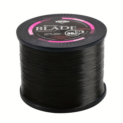 Monofilament Fishing Line 1000M / 1093Yds – Nylon Mono Line for Freshwater & Saltwater, 2-35LB, Black & White