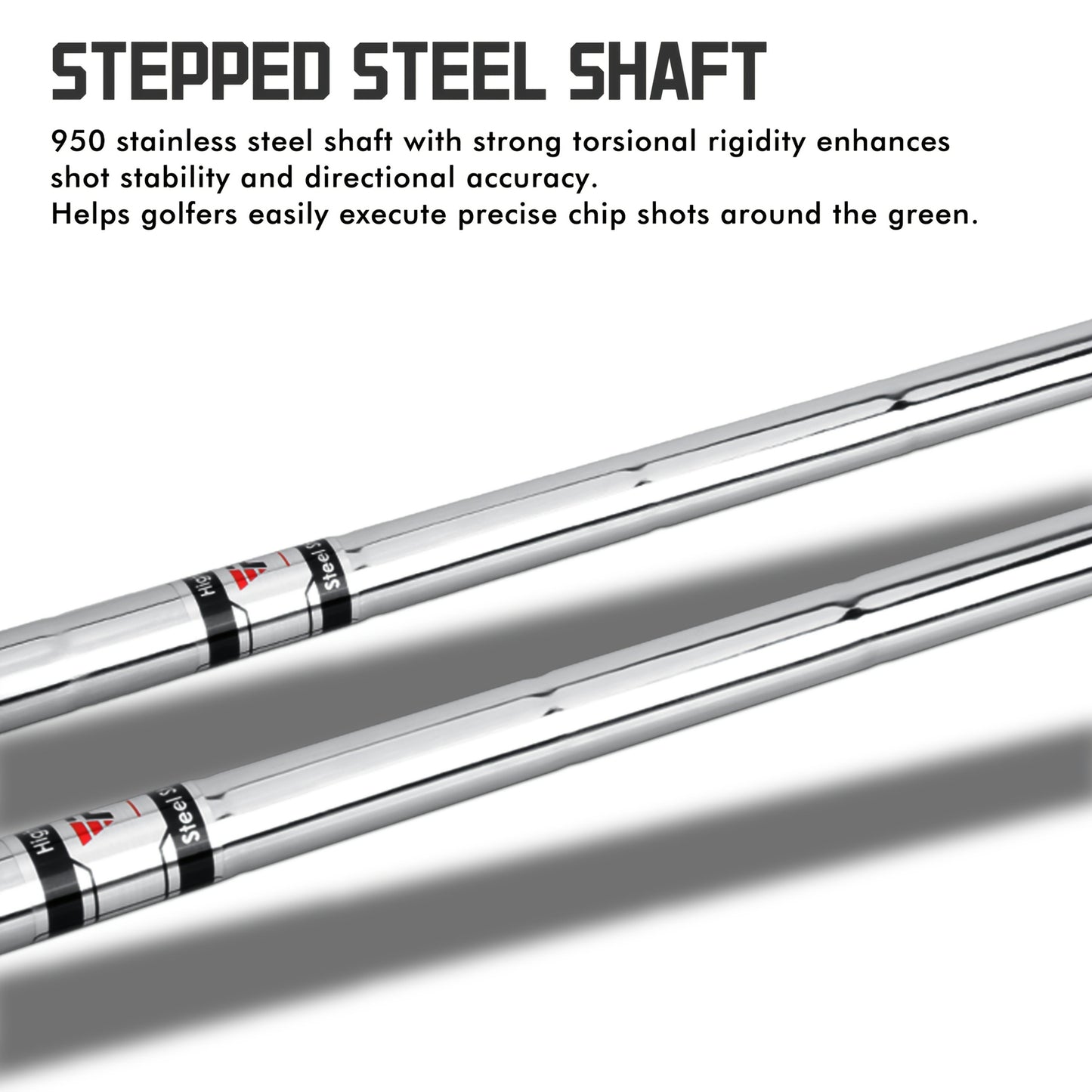 Golf Chipper Club Stainless Steel Head Regular Flex Steel Shaft 35 or 43 Degree Loft Blade Putter for Men Women Short Game Chipping Putting Wedge Championship Legal