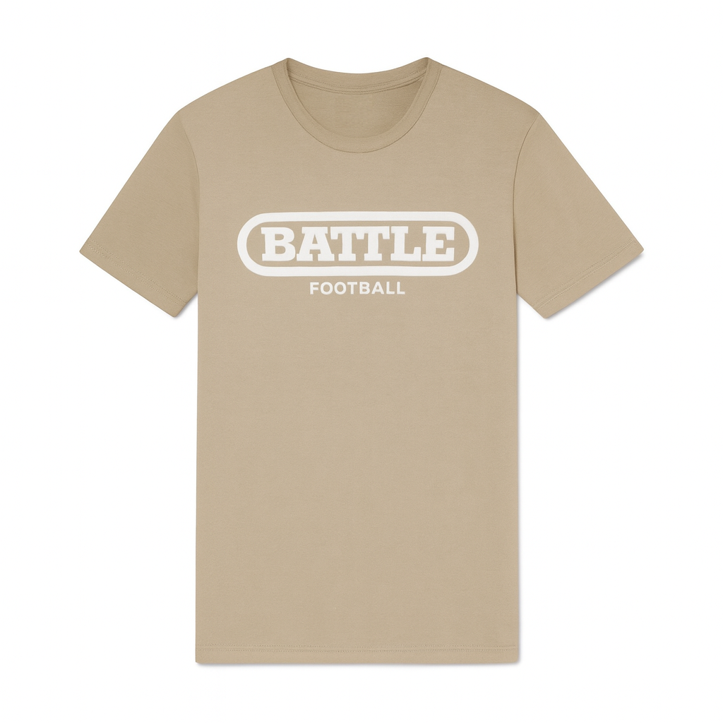 Football T-Shirt Tan / Adult / S option