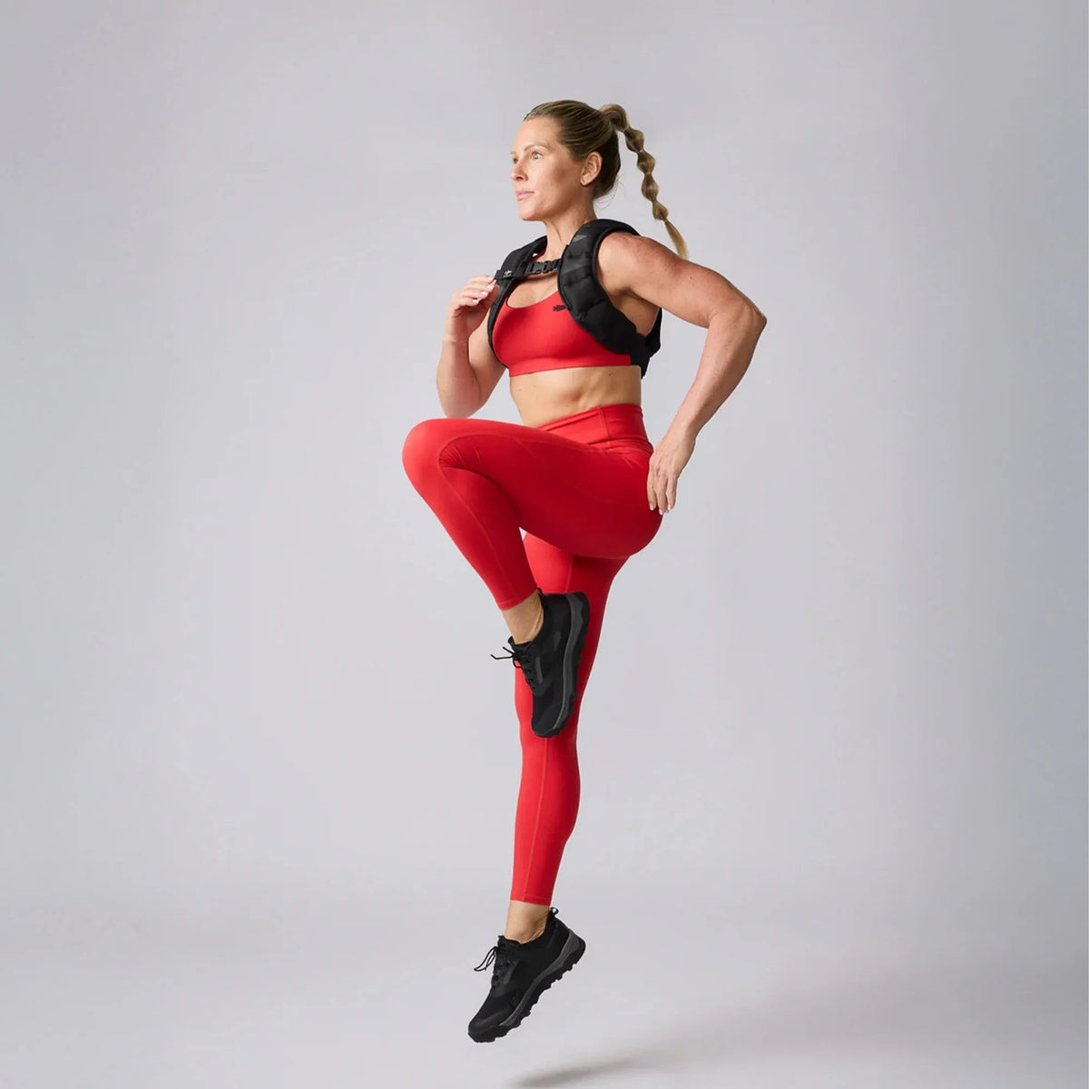 Women's Training Leggings Pockets / High-Risk Red / 2 option