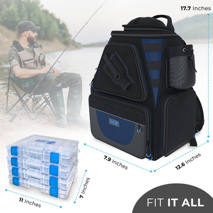 Fishing Tackle Backpack source view 18