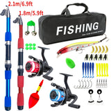 70.87inch red + 82.68inch blue rod wheel set