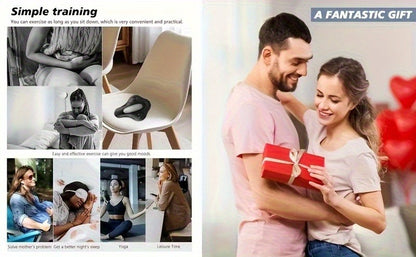 Pelvic Floor Muscle Trainer Electric Massage Cushion – Wireless Vibrating Exercise Pad for Men & Women, 6 Modes Home Gym Kegel Strengthening & Relaxation Fitness Device, Great Gift Idea