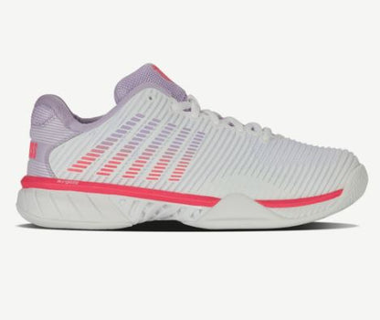 Women's Tennis Shoe 5 / White/Orchid Petal/Neon Blaze option