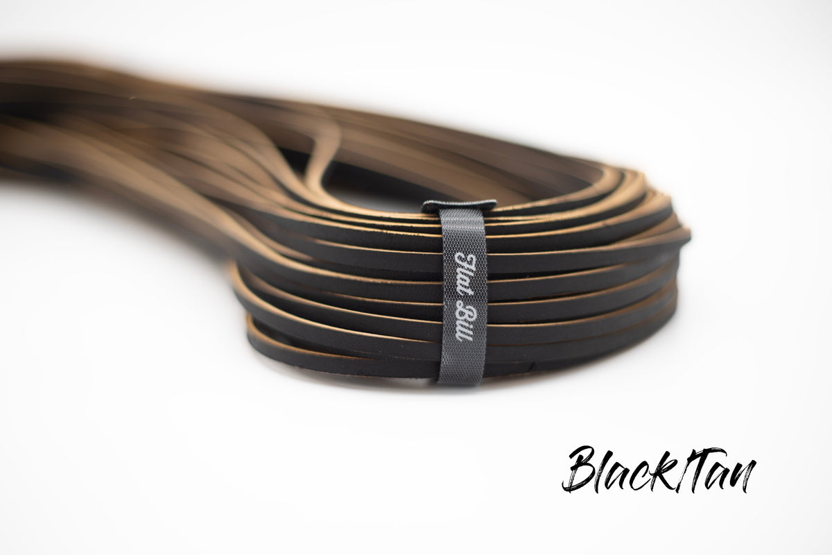 Baseball Glove Laces Dark and Tan (Middle of Lace is Tan) / 3.5/16” option