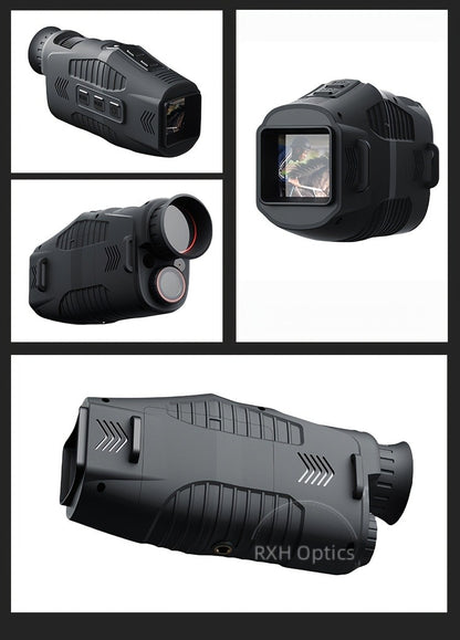 Night Vision Monocular with 850nm IR Illuminator, 5X Digital Zoom 2.5K FHD Camera 1.54" Display, Infrared Night Vision Scope for Hunting Camping Wildlife Surveillance, 2000mAh Battery 6Hr Runtime