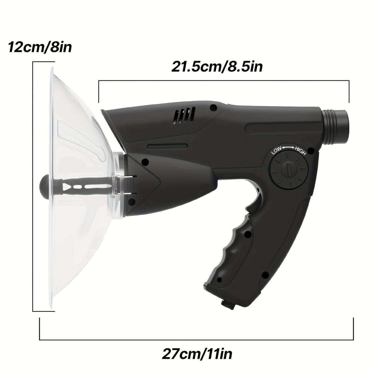 Bionic Ear Sound Amplifier with 8x Monocular Telescope, Long-Range Digital Audio Listening Device with Headphones for Bird Watching Nature Observation Outdoor Surveillance, Compact Lightweight Spy Ear