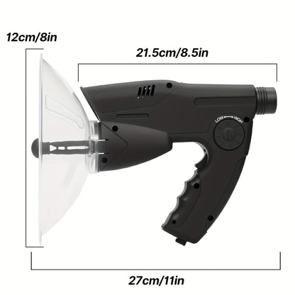 Bionic Ear Sound Amplifier with 8x Monocular Telescope, Long-Range Digital Audio Listening Device with Headphones for Bird Watching Nature Observation Outdoor Surveillance, Compact Lightweight Spy Ear
