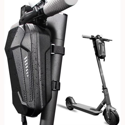 Electric Scooter Handlebar Bag Front Storage 2L Large Capacity – Portable Waterproof Handlebar Pouch for Phone, Wallet & Essentials, Universal Fit for E-Scooter, Bike & Bicycle