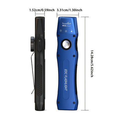 3-in-1 UV Flashlight 1000 Lumen White Light UV365 Green Light Rechargeable Magnetic Torch for Inspection Outdoor Camping Home