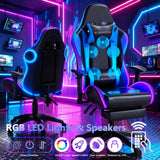 Blue (7 lights + LED strip + speakers)