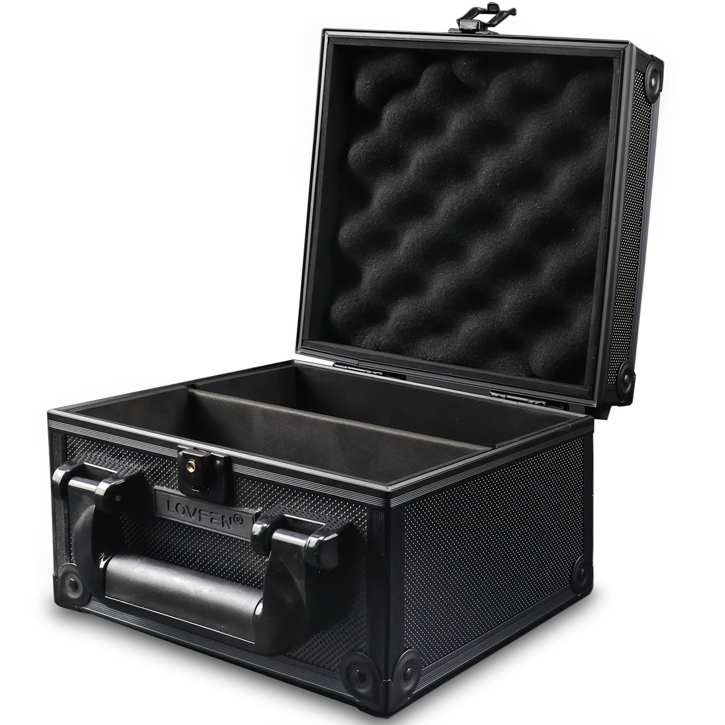 Trading Card Storage Box Topload Case - Fits 3x4 35PT Rigid Holders, 18 Colorful Dividers, 6 Foam Stoppers, Holds 600+ Cards, Sports Card Organizer