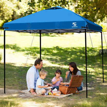 10x10 Canopy Replacement Top Cover for Straight Leg Tents – Ventilation Ports, Instant Shade, 11 Color Options – Waterproof Pop-Up Canopy Top for Camping, Outdoor Events & Backyard (Top Cover Only)
