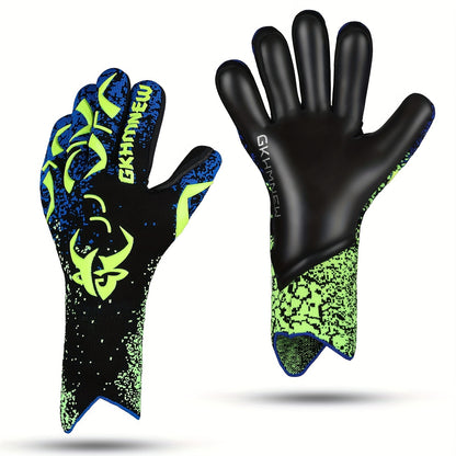Soccer Goalkeeper Gloves Strong Grip Breathable Sizes 6-10 with Carry Bag