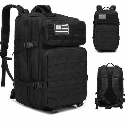 Tactical Backpack 45L – Military Rucksack for Men Women Hiking Camping Emergency 3-Day Bug Out Bag