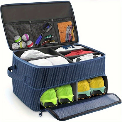 Golf Ball Storage Bag Oxford Fabric – Portable Golf Ball Carrier Pouch with Zipper, Holds 12 Balls, Lightweight Golf Accessories Organizer for Men Women Golfers