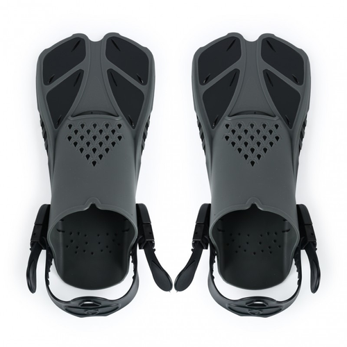 Adjustable Snorkel Diving Fins with Anti-Slip Lace-Up Design – Lightweight PP/TPR Open Heel Fins for Snorkeling Freediving Scuba Diving for Men Women Adults S/M & ML/XL