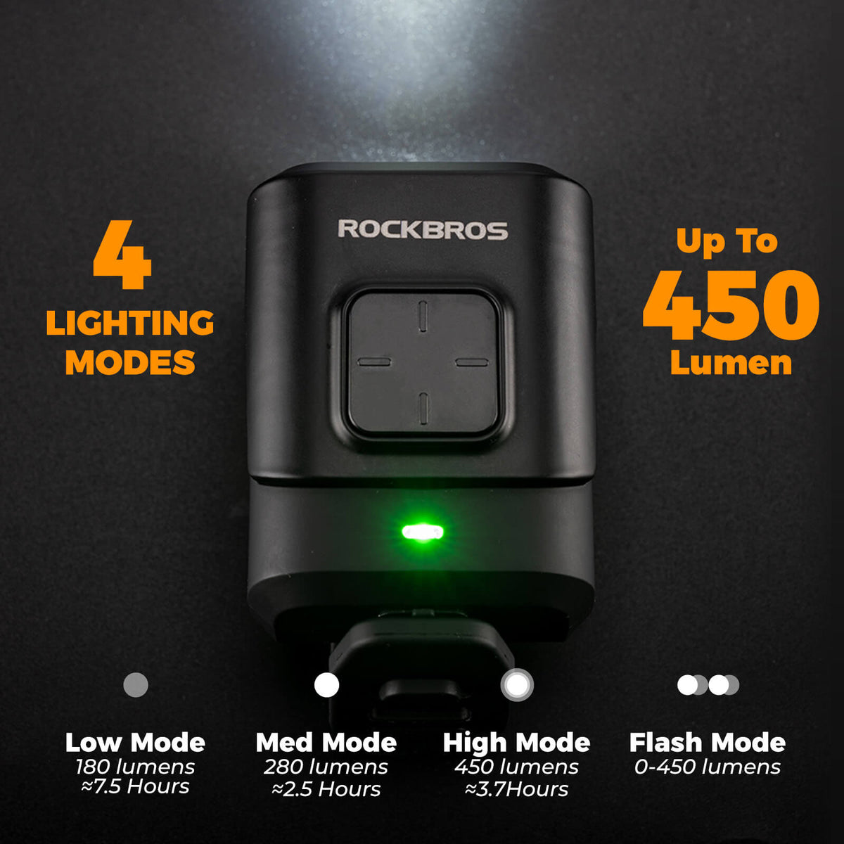 Combined bicycle front light and horn