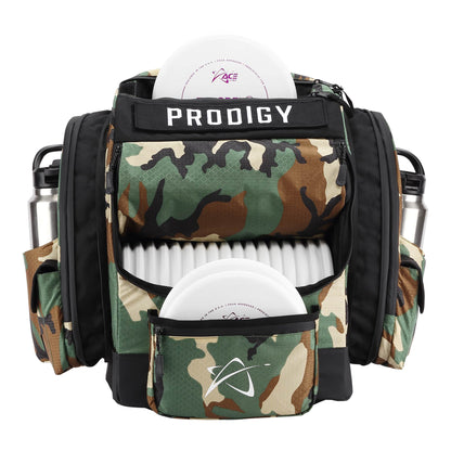 Disc Golf Backpack Green Camo Ripstop option