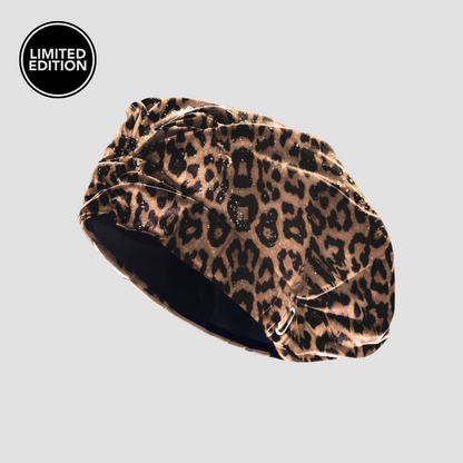 Waterproof Shower Cap Classic / Leopard - Limited Edition option