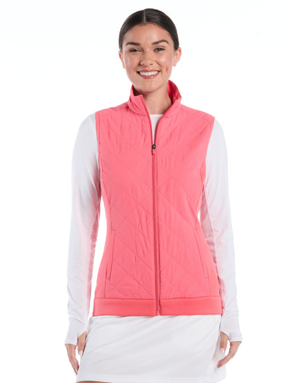 Women's Golf Vest Sun Kissed Coral / XS option