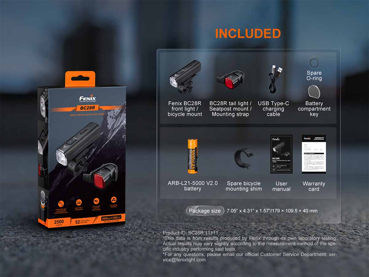 Rechargeable Bike Light Set source view 20