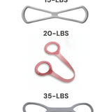 15lb(gray)+20lb(pink)+35lb(gray)