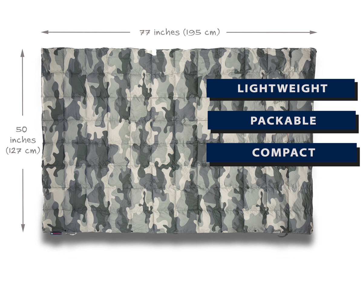 Convertible Camouflage Camping Blanket source view 21