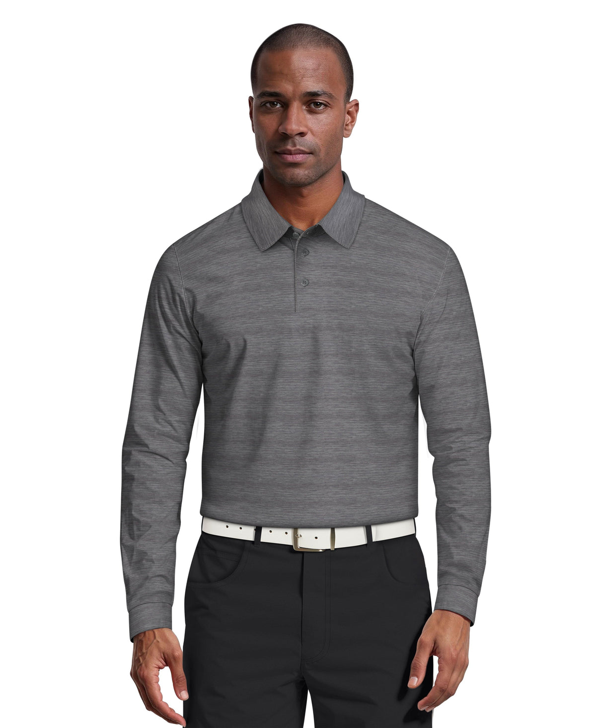 Men's Golf Polo Med Flagstone Htr / S option