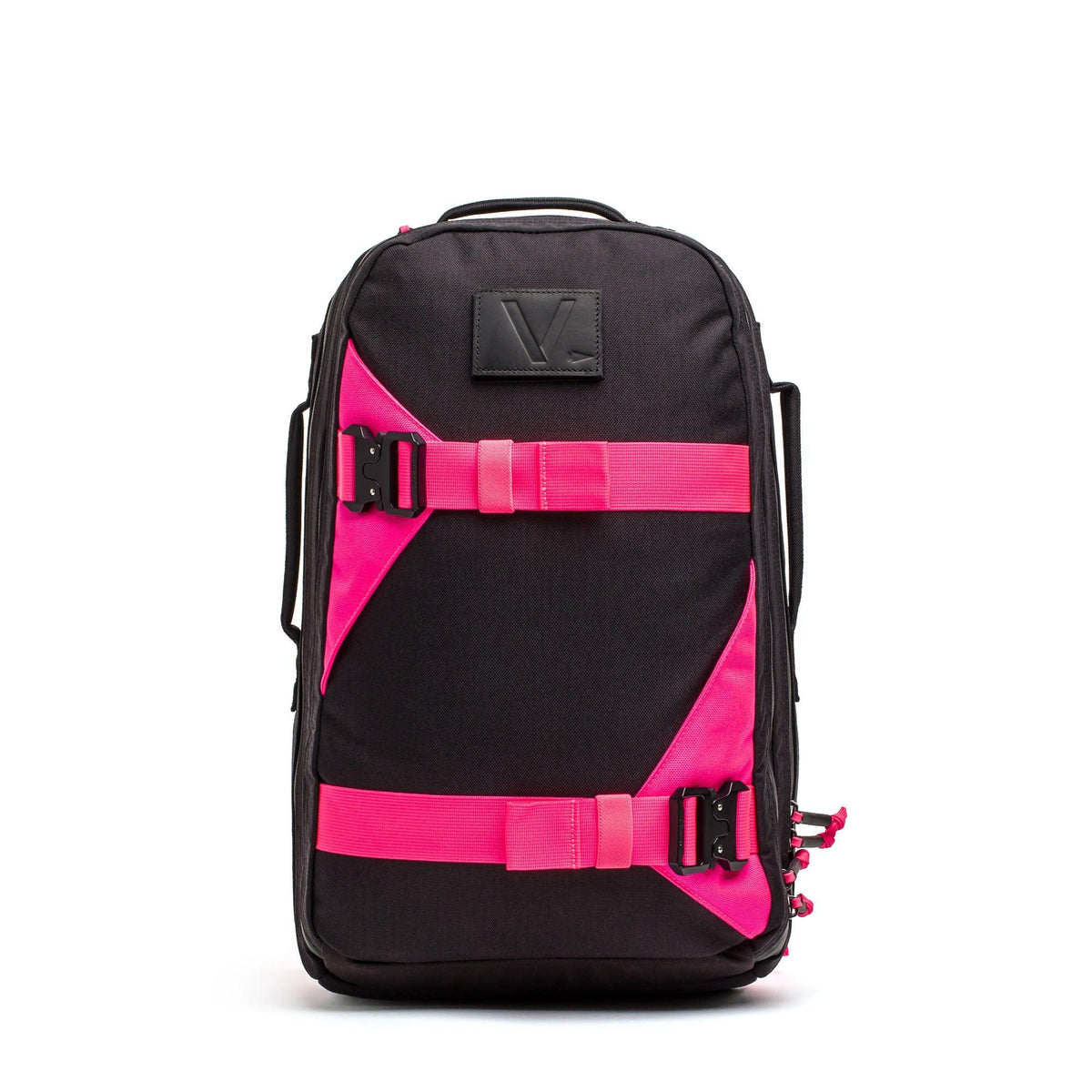 Skateboard Carry Backpack Black + Hot Pink option
