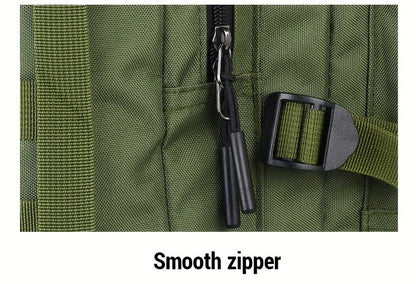 Tactical Backpack 100L Large Capacity Hiking Backpack Multiple Compartments Heavy Duty Ergonomic Straps for Camping Travel Trekking Backpacking Outdoor Adventures Jungle Green Black Army Green Gray Desert