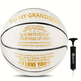 To My Grandson White