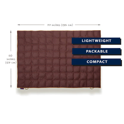 Packable Down Camping Blanket source view 22