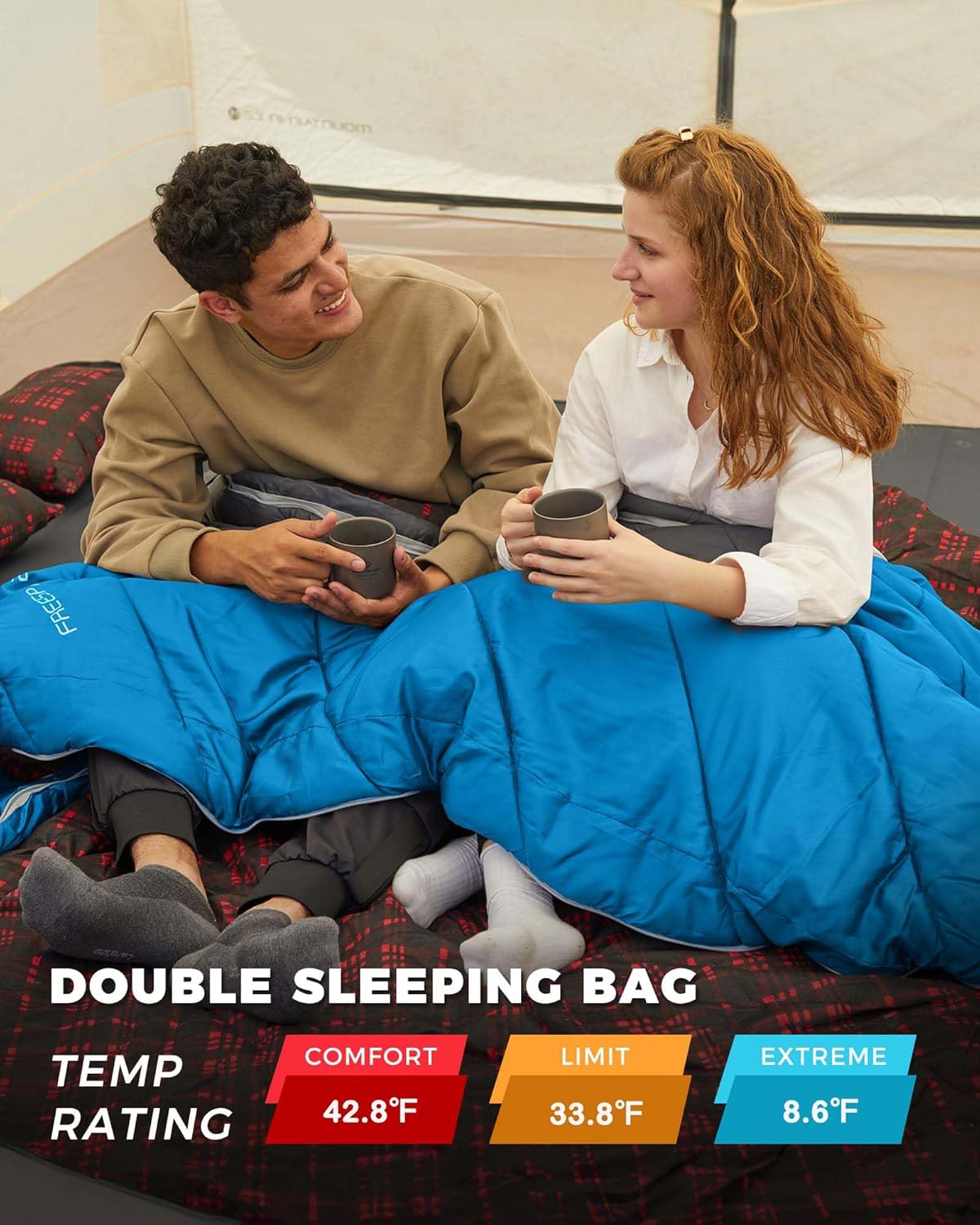 Double Flannel Sleeping Bag source view 22