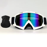White Frame - Colored Lenses and Headscarf