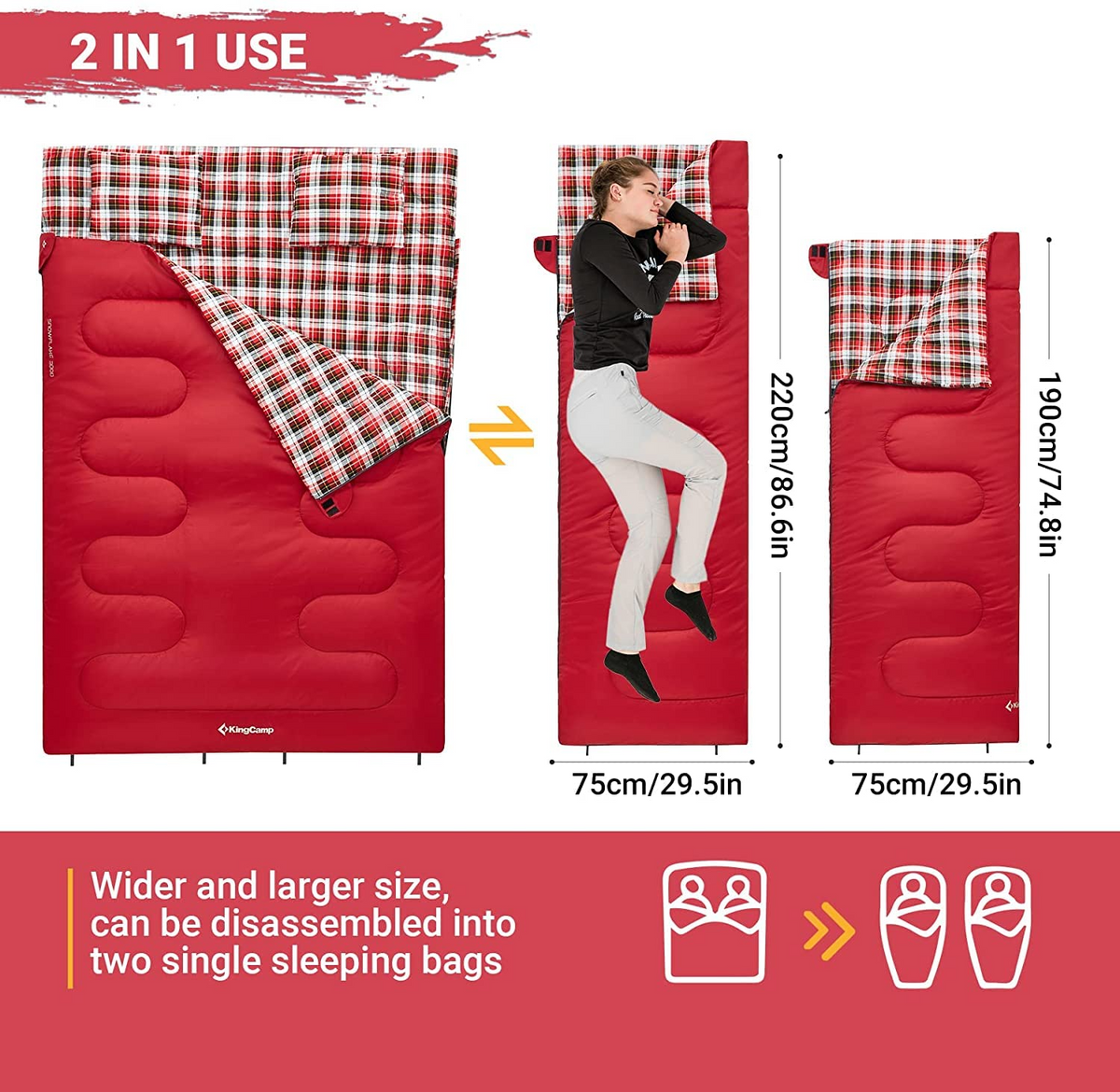 Double Sleeping Bag source view 23