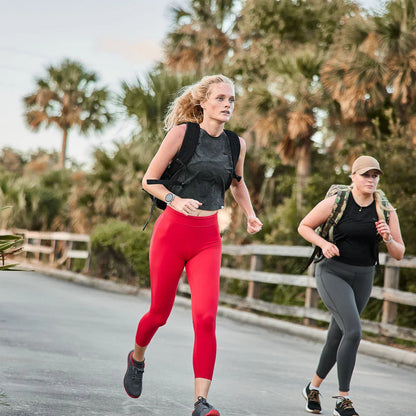 Women's Training Leggings No Pockets / High-Risk Red / 4 option