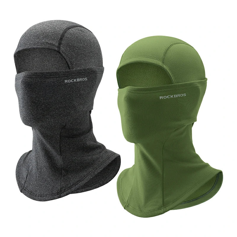 Balaclava Mask Black-Grey / Deep-Green2 option