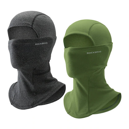 Balaclava Mask Black-Grey / Deep-Green2 option