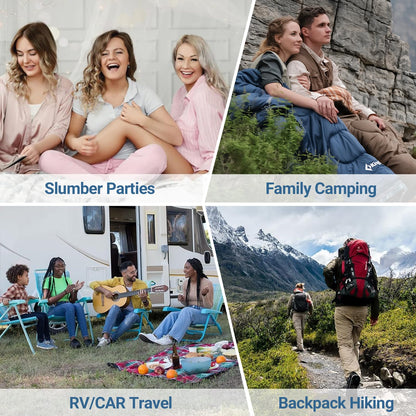 Wide Flannel Camping Sleeping Bag source view 24