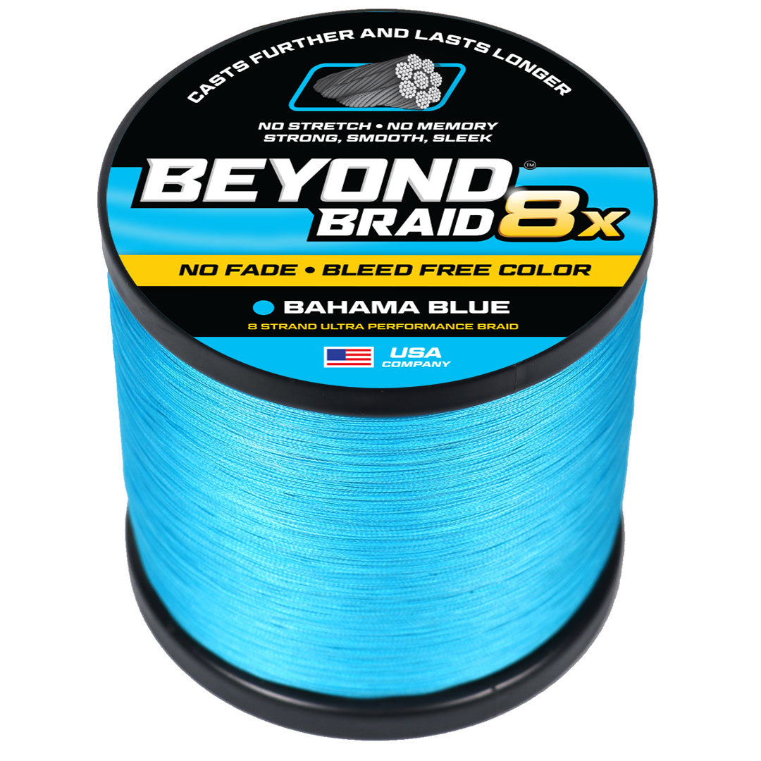 Braided Fishing Line Bahama Blue 8X - No Fade / 8LB option