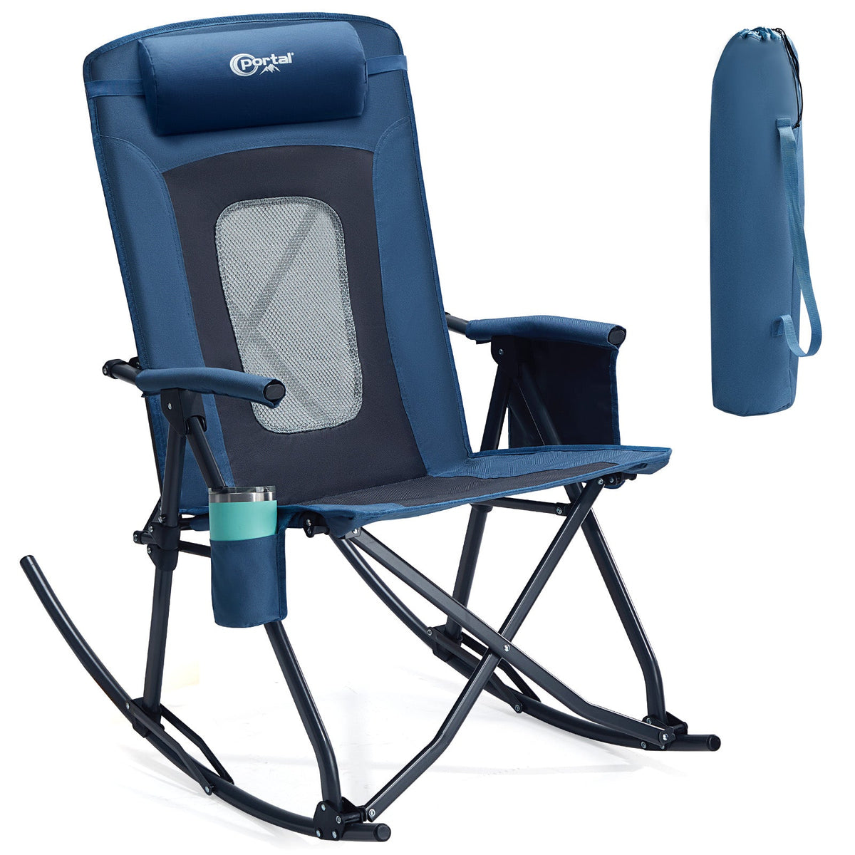 Rocking Camping Chair Air Mesh / Blue option