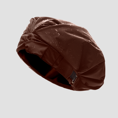 Waterproof Shower Cap Classic / Chocolate option