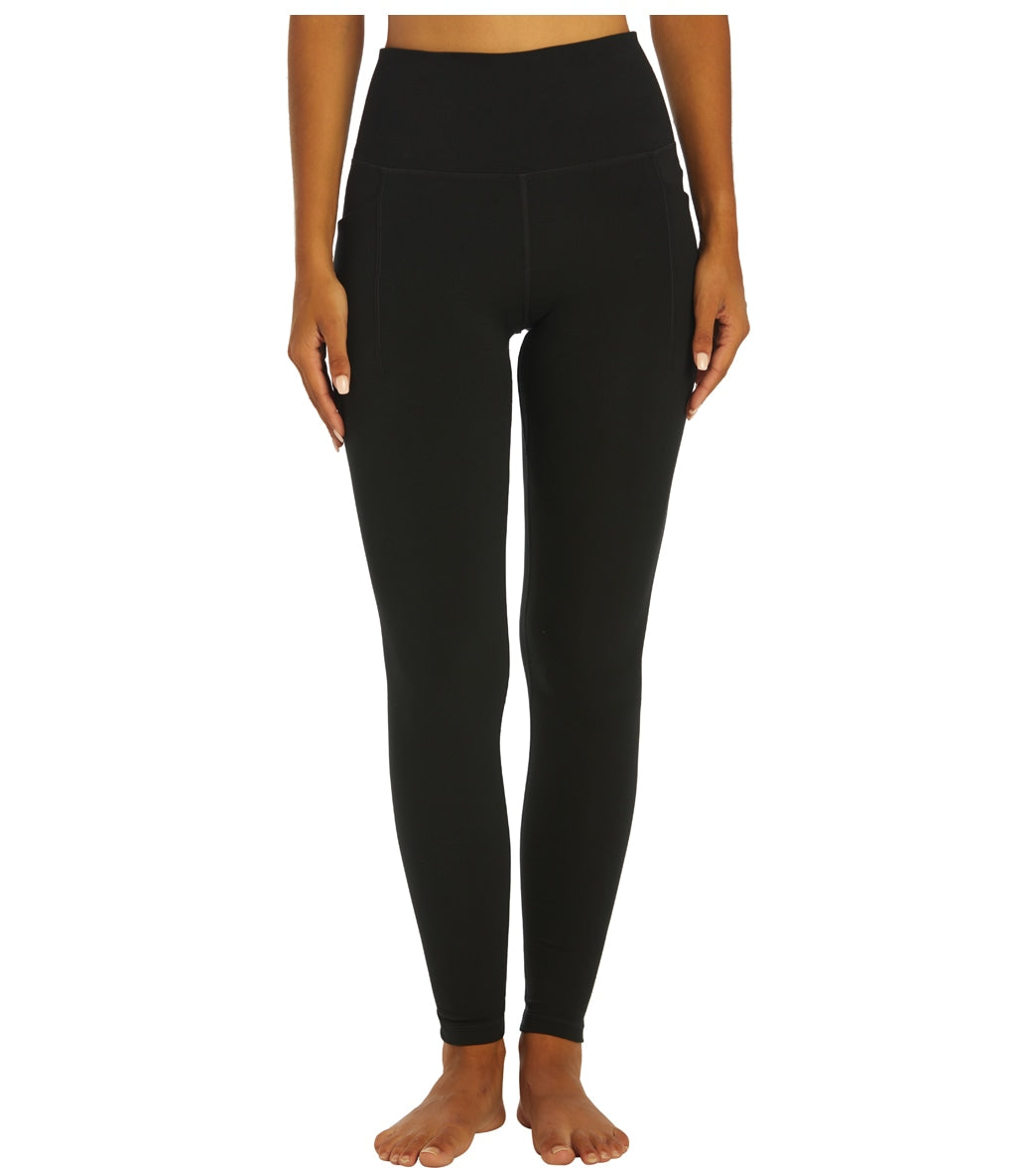 High-Waisted Yoga Leggings Black / X-Small option