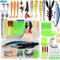 52pcs Fishing Lures Kit