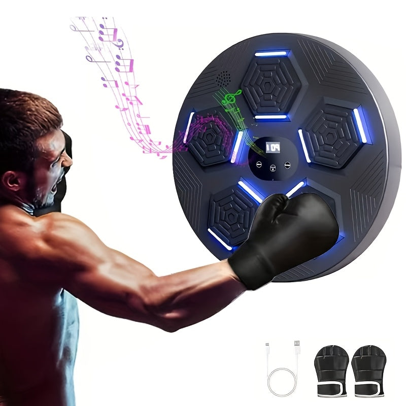 Wall-Mounted Musical Boxing Training Target – Smart Punch Machine with Music & USB-C Charging | Ordinary / Upgrade / Premium