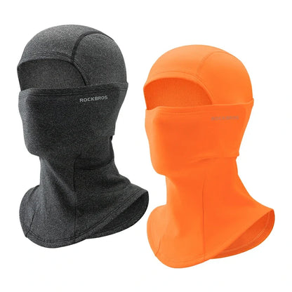 Balaclava Mask Black-Grey / Orange2 option